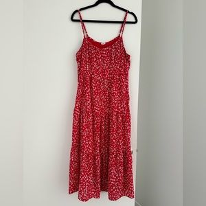 Melrose & Market Red maxi dress. Size: M.